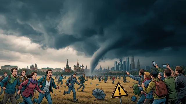 Смерчи над Москвой: паника разоблачена. Синоптики успокоили город